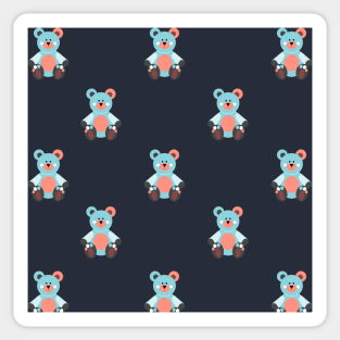 Bear pattern Sticker